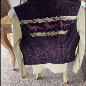 Hobby Horse vest and shirt. Asking $50 obo size small